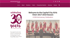 Desktop Screenshot of capitalcitygirlschoir.org
